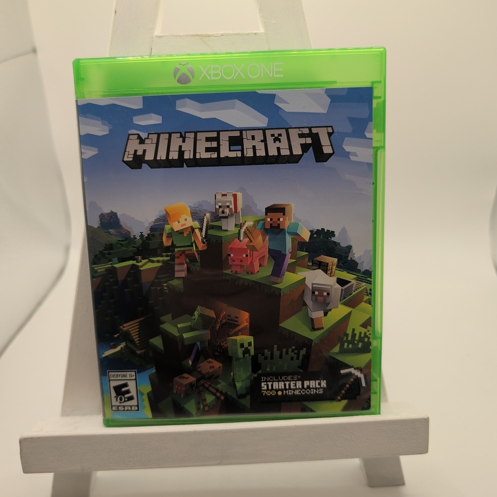 Microsoft Video Game Xbox One Minecraft Starter Pack Edition Sandbox Mojang
